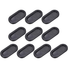 Wire Protector Oil Resistant Armature Oval Rubber Grommets 30x70mm Mounting Dia 10Pcs