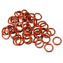 Silicone O-Ring, 13mm Outside Diameter, 9mm Inner Diameter, 2mm Width, VMQ Seal Rings Sealing Gasket Red, 50PCS
