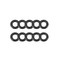 Nitrile Rubber O-Rings 10mm OD 6mm ID 2mm Width, Metric Sealing Gasket for Automotive Machine Plumbing, Pack of 12