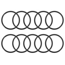 Nitrile Rubber O-Rings 27mm OD 23mm ID 2mm Width, Metric Sealing Gasket for Automotive Machine Plumbing, Pack of 10