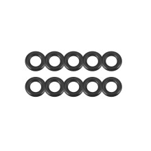 Nitrile Rubber O-Rings 10mm OD 6mm ID 2mm Width, Metric Sealing Gasket for Automotive Machine Plumbing, Pack of 10