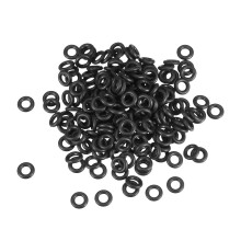 Nitrile Rubber O-Rings 8mm OD 4mm ID 2mm Width, Metric Sealing Gasket for Automotive Machine Plumbing, Pack of 200
