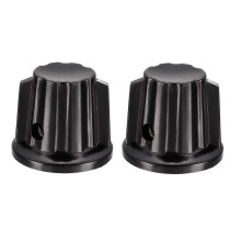 2Pcs Speaker Control Knob Power Amplifier Knob 24mm Dia Rotary Knobs for 6mm Dia. Shaft Potentiometer with Set Screw