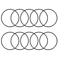 Nitrile Rubber O-Rings 100mm OD 93mm ID 3.5mm Width, Metric Nitrile Rubber Sealing Gasket for Automotive Machine Plumbing, Pack of 10