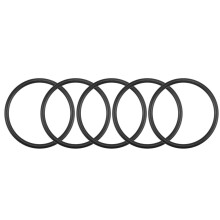Nitrile Rubber O-Rings 57mm OD 49mm ID 4mm Width, Metric Nitrile Rubber Sealing Gasket for Automotive Machine Plumbing, Pack of 5