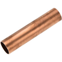 Copper Round Tube, 23mm OD 1mm Wall Thickness 100mm Length Straight Pipe Tubing