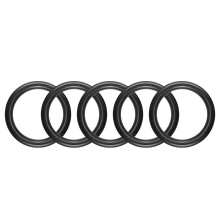 Nitrile Rubber O-Rings 38mm OD 35mm ID 1.5mm Width, Metric Sealing Gasket for Automotive Machine Plumbing, Pack of 5