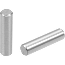 20Pcs 5mm x 20mm Dowel Pin 304 Stainless Steel Wood Bunk Bed Dowel Pins Shelf Pegs Support Shelves Silver Tone