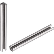 Slotted Spring Pin - M2 x 25mm 304 Stainless Steel Split Spring Roll Dowel Pins Plain Finish 20Pcs