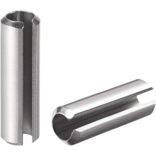 Slotted Spring Pin - M6 x 35mm 304 Stainless Steel Split Spring Roll Dowel Pins Plain Finish 10Pcs