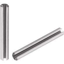 Slotted Spring Pin - M2.5 x 25mm 304 Stainless Steel Split Spring Roll Dowel Pins Plain Finish 50Pcs