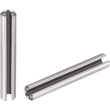 Slotted Spring Pin - M3 x 16mm 304 Stainless Steel Split Spring Roll Dowel Pins Plain Finish 50Pcs