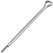 Split Cotter Pin - 3/32 inch x 1 31/32 inch (2.5mm x 50mm) Carbon Steel 2-Prongs Silver Tone Fastener Clip Key 50Pcs