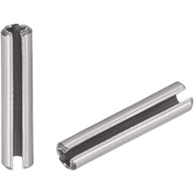 Slotted Spring Pin - M1.5 x 6mm 304 Stainless Steel Split Spring Roll Dowel Pins Plain Finish 50Pcs