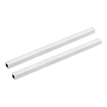 6063 Aluminum Square Tube, 15mmx15mmx1mm Wall Thickness 300mm Length Seamless Straight Pipe Tubing 2 Pcs
