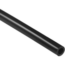 Silicone Tubing, 1/4"(6mm) ID x 3/8"(10mm) OD 6.6ft(2m) Silicone Rubber Tube Air Hose Pipe for Pump Transfer, Black