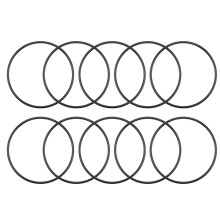 Nitrile Rubber O-Rings 53.6mm OD 50mm ID 1.8mm Width, Metric Nitrile Rubber Sealing Gasket for Automotive Machine Plumbing, Pack of 10