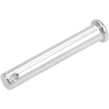 Single Hole Clevis Pins - 10mm X 60mm Flat Head 304 Stainless Steel Link Hinge Pin