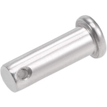 Single Hole Clevis Pins - 10mm X 30mm Flat Head 304 Stainless Steel Link Hinge Pin