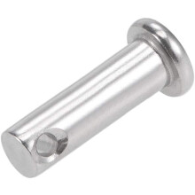 Single Hole Clevis Pins - 8mm X 25mm Flat Head 304 Stainless Steel Link Hinge Pin