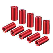 Round Aluminum Standoff Column Spacer M3x15mm,for RC Airplane,FPV Quadcopter,CNC,Red,10pcs