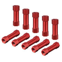 Hex Aluminum Standoff Spacer Column M3x20mm,for RC Airplane,FPV Quadcopter,CNC,Red,10pcs
