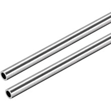 304 Stainless Steel Round Tubing 5mm OD 0.8mm Wall Thickness 250mm Length Seamless Straight Pipe Tube 2 Pcs