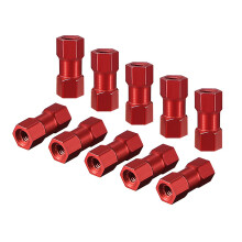 Hex Aluminum Standoff Spacer Column M3x10mm,for RC Airplane,FPV Quadcopter,CNC,Red,10pcs