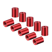 Round Aluminum Standoff Column Spacer M3x8mm,for RC Airplane,FPV Quadcopter,CNC,Red,10pcs