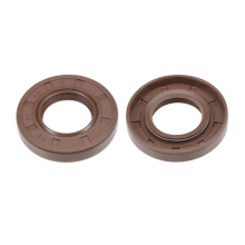 Oil Seal 22mm Inner Dia 42mm OD 7mm Thick Fluorine Rubber Double Lip Seals 2Pcs