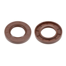 Oil Seal 35mm Inner Dia 62mm OD 8mm Thick Fluorine Rubber Double Lip Seals 2Pcs