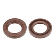 Oil Seal 28mm Inner Dia 44mm OD 7mm Thick Fluorine Rubber Double Lip Seals 2Pcs