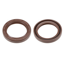 Oil Seal 35mm Inner Dia 48mm OD 7mm Thick Fluorine Rubber Double Lip Seals 2Pcs