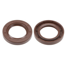 Oil Seal 35mm Inner Dia 55mm OD 8mm Thick Fluorine Rubber Double Lip Seals 2Pcs