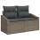 VidaXL vidaXL Garten-Sofa-Set 8 stk. Grau Poly Rattan 4