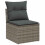 VidaXL vidaXL Garten-Sofa-Set 8 stk. Grau Poly Rattan 5