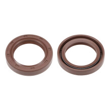 Oil Seal 28mm Inner Dia 40mm OD 7mm Thick Fluorine Rubber Double Lip Seals 2Pcs