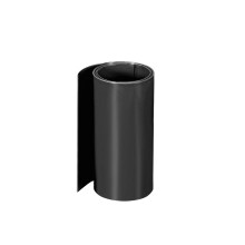 PVC Heat Shrink Tube 115mm Flat Width Wrap for Dual Layer 18650 1 Meter Black