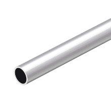 6063 Aluminum Round Tube, 300mm Length 13mm OD 11mm Inner Dia Seamless Aluminum Straight Tubing
