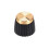 Potentiometer Knob Style Amplifier Replacement Knob Black with Gold Cap Volume Control Knob 1
