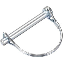 Shaft Locking Pin - 8mm x 65mm Coupler Pin for Farm Trailers Wagons Lawn Garden in Arch Round