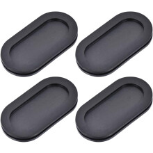 Wire Protector Oil Resistant Armature Oval Rubber Grommets 25x55mm Mounting Dia 4Pcs