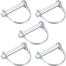 Shaft Locking Pin - 10mm x 60mm Coupler Pin for Farm Trailers Wagons Lawn Garden in Arch Round 5Pcs