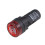 Red Indicator Light with Buzzer AC/DC 12V, 22mm Panel Mount Flashing Alarm, for Electrical Control Panel, HVAC, DIY Projects 1