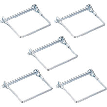 Shaft Locking Pin - 6mm x 70mm Coupler Pin for Farm Trailers Wagons Lawn Garden in Square 5Pcs