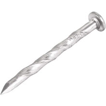 Spiral Deck Nails Stainless Steel Nail Spiral Shank 32mmx2mm(LxD), 100 Pcs