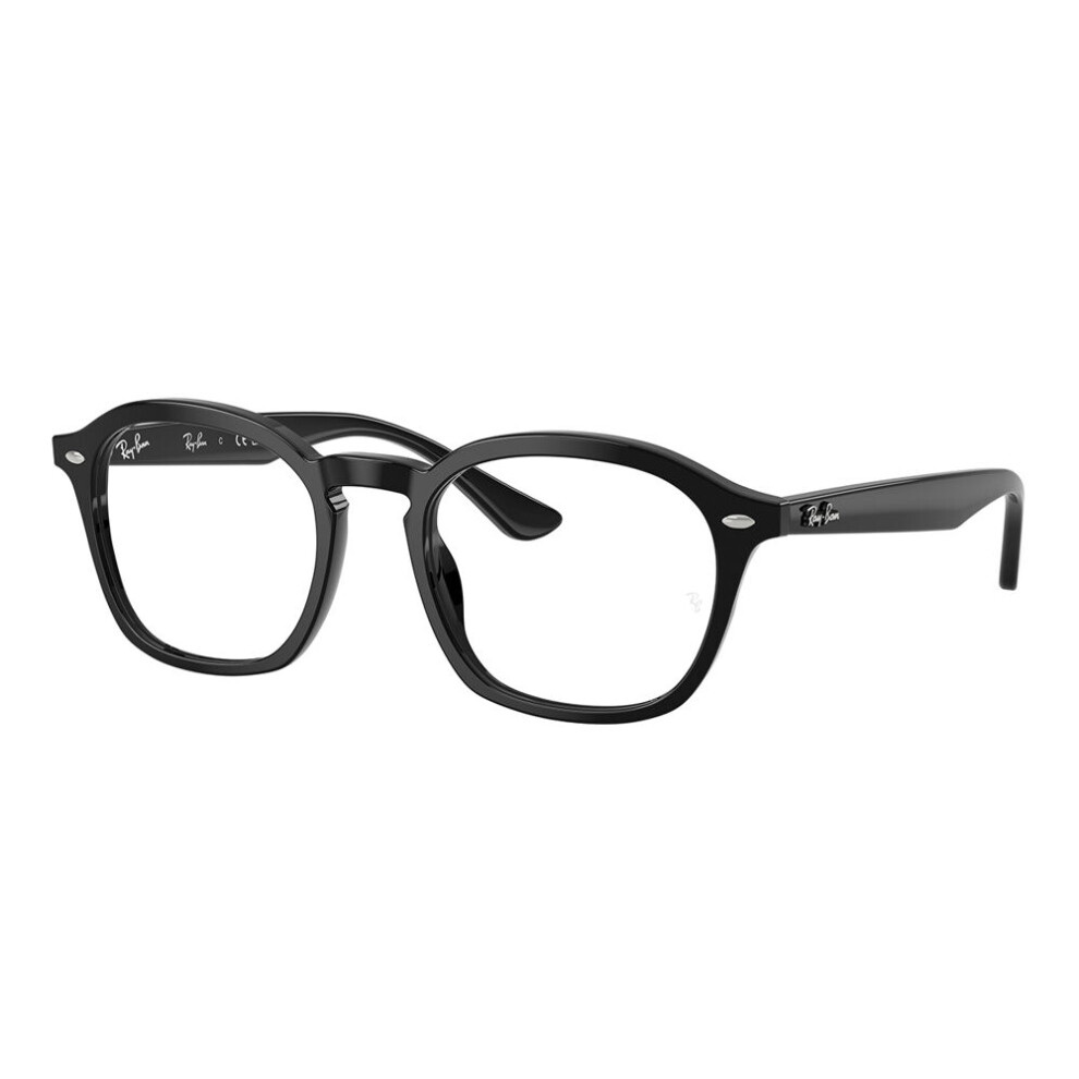 Ray - Ban Unisex Black Rx5451 2000 Optical Frames Acetate Transparent Squared Normal - Image 3