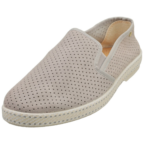 (44) Rivieras Herren Espadrilles Grau Klassisch