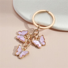Acrylic Butterfly Bag Keyring Hanging Ornament Butterfly Keychain-Charms for Bag E4114