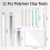 Polymer Clay Tools, 11Pcs Acrylic Clay Roller Sheet Set for DIY Cutting Shaping Sculpting 7